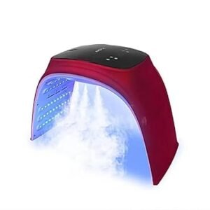 Omega Light LED 3 Mist/3 Spray LED Light Photo therapy for face with triple steam, (3 Mist) Hot and Coldmist/steampdt led facial bio-light therapy pdt machine with nano spray | LED LIGHT Therapy for Salons and Clinics