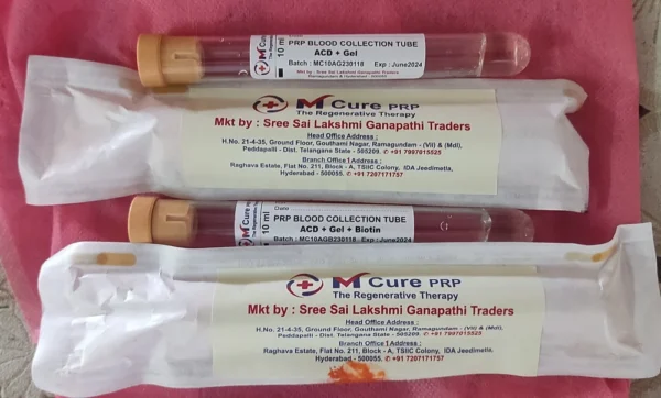 M Cure PRP ACD Gel Tube (10ml) Pack of 1 - Image 2